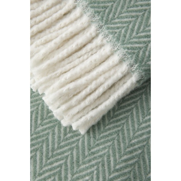 Светлозелено каре със съдържание на памук , 140 x 180 cm Skyline - Euromant-image-2