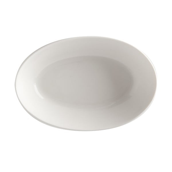 Бяла порцеланова дълбока чиния Basic, 20 x 14 cm - Maxwell & Williams