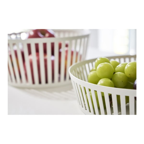 Бяла купа за плодове , ⌀ 21,5 cm Tower - YAMAZAKI-image-1