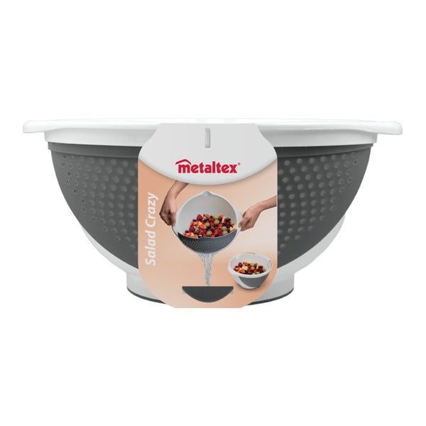Бяла купа с цедка 2в1 , Ø 28 cm - Metaltex-image-4