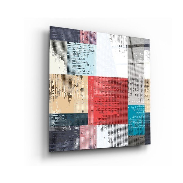 Картина върху стъкло , 40 x 40 cm Patchwork - Insigne
