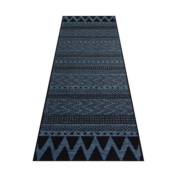 Тъмносин килим за открито , 70 x 200 cm Sidon - NORTHRUGS-image-2