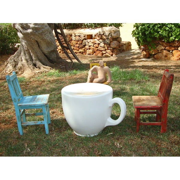 Židle Tea Cup, bílá-image-2