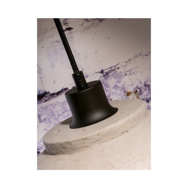 Závěsné světlo z papírové a dřevěné drti Good&Mojo Borobudur, ⌀ 30 cm-image-1