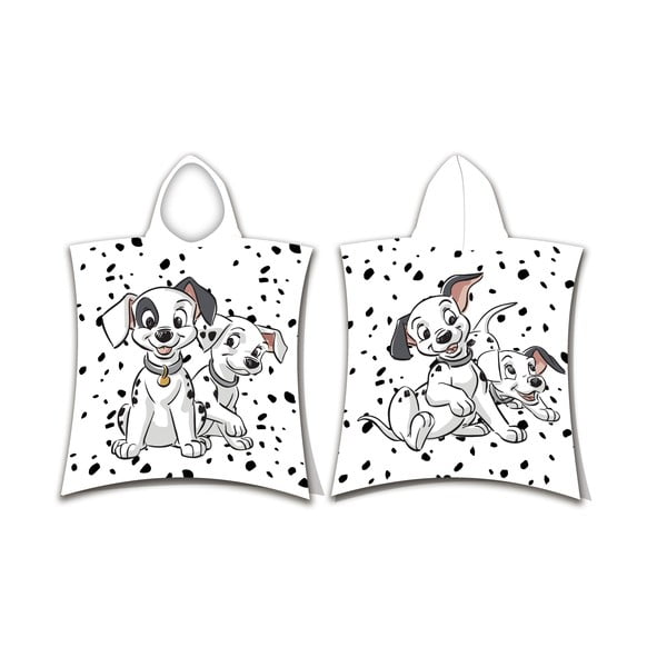 Бели хавлиени бебешки халати 101 Dalmatins - Jerry Fabrics