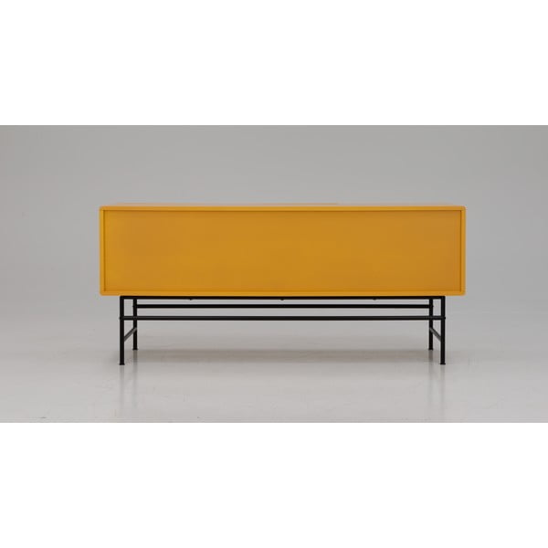 Жълт нисък скрин 158x68 cm Cocktail - Tenzo-image-1