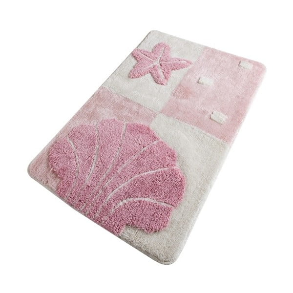 Розова постелка за баня Starfish Pink, 60 x 100 cm - Confetti Bathmats