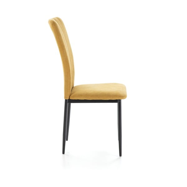 Трапезни столове в комплект от 4 бр. горчица Holly – Marckeric-image-2