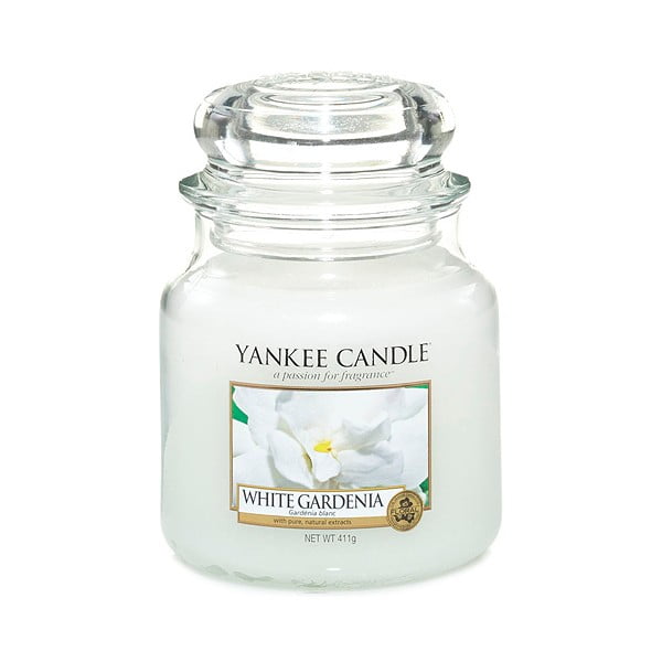 Ароматна свещ с време на горене 65 h White Gardenia - Yankee Candle