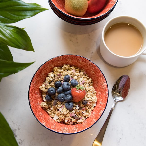 Червена керамична купа , ø 16 cm Floral - Kitchen Craft-image-4