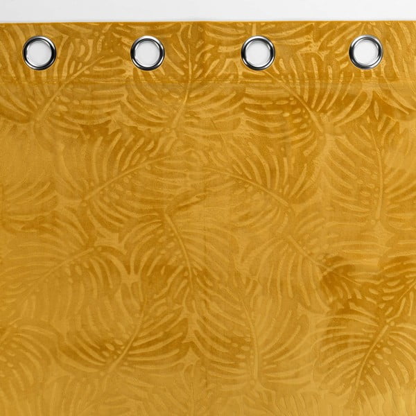 Завеса в жълт цвят 140x240 cm Analia – douceur d'intérieur-image-2