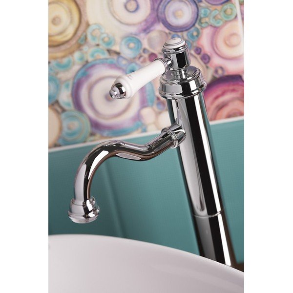 Стояща батерия за мивка в лъскаво-сребрист цвят Vienna – Sapho-image-3