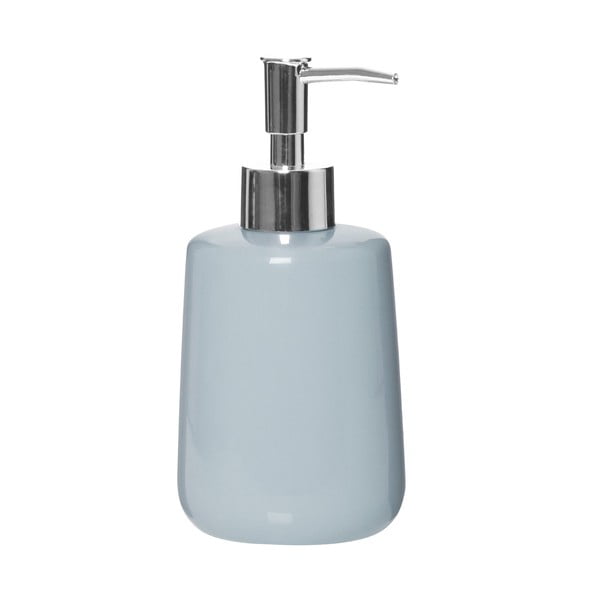 Modrý dávkovač z keramiky na mýdlo/krém Premier Housewares, 340 ml