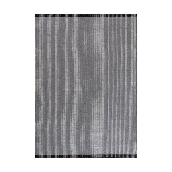 Modrý vlněný koberec Linie Design Hisa, 140 x 200 cm