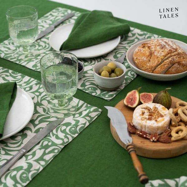 Ленена покривка за маса 140x200 cm True Green – Linen Tales-image-4