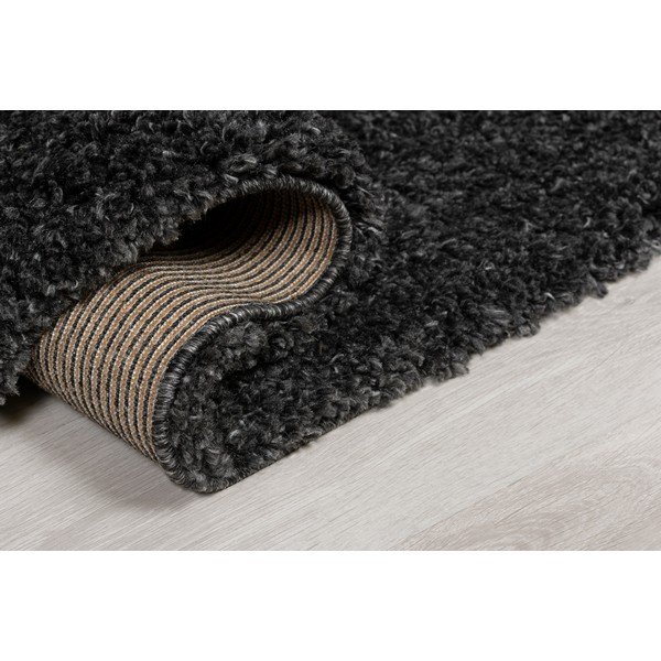 Черен килим , ⌀ 133 cm Sparks - Flair Rugs-image-2