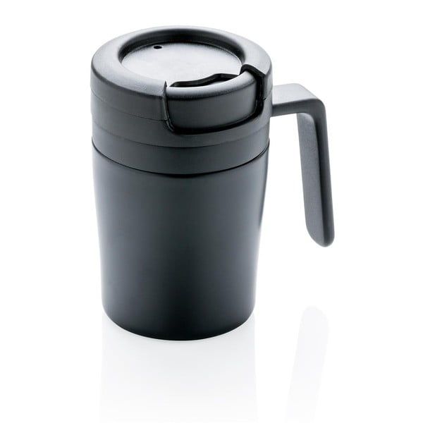 Черна термочаша с дръжка XD Design Coffee to Go, 160 ml - XD Design
