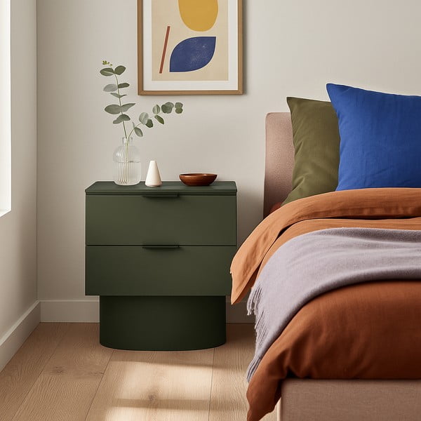 Зелено нощно шкафче Totem – Teulat-image-1