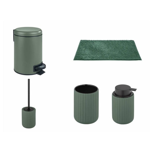 Зелен комплект аксесоари за баня Belluno – Wenko
