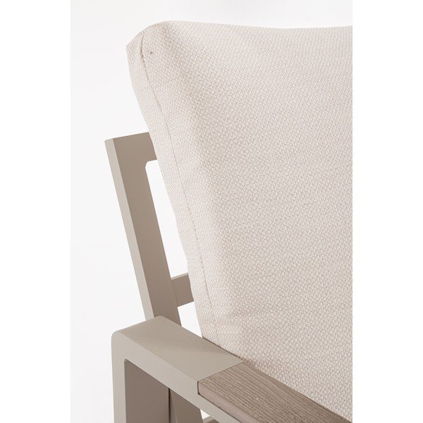 Бежов алуминиев градински комплект за отдих за 5 Elna – Bizzotto-image-2