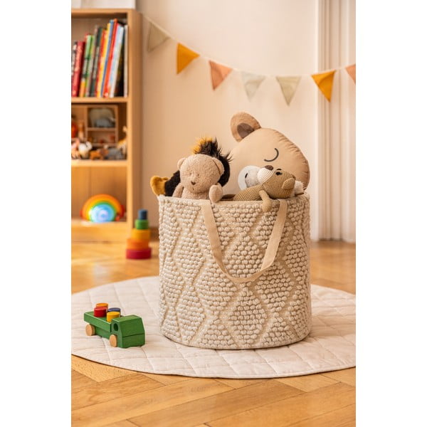 Текстилна кошница за съхранение ø 40x40 cm Pearl M – Bonami Essentials-image-4