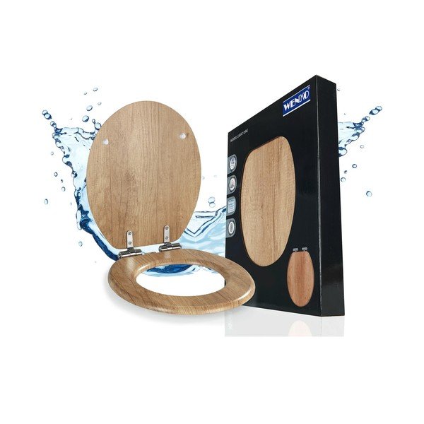 Тоалетна чиния с автоматично затваряне 37 x 43 см Oak – Wenko