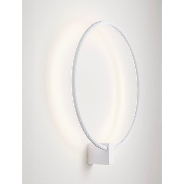 Алуминиева LED затъмняваща се стенна лампа в матово бял цвят Cercio – Nova Luce-image-2