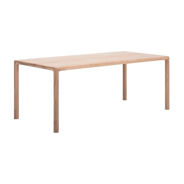 Трапезна маса от масивен дъб 90x200 cm Derven – Gazzda