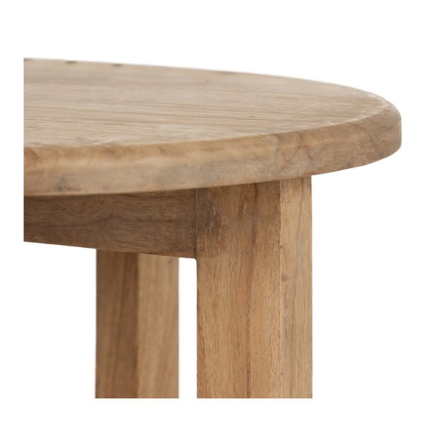 Кръгла странична масичка от масив от минди ø 40 cm Dala – Ixia-image-3