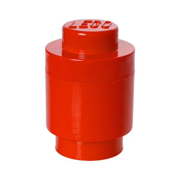 Червена кръгла кутия за съхранение , ⌀ 12,5 cm - LEGO®
