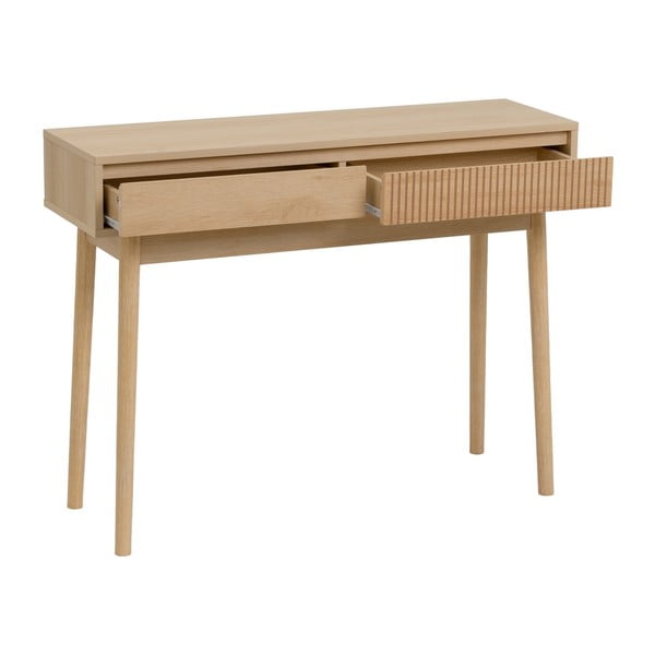 Конзолна маса в естествен цвят 30x100 cm Iona – Casa Selección-image-4