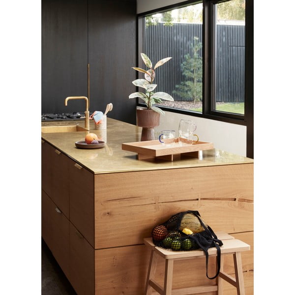 Комплект от 2 лилаво-кафяви керамични саксии - Hübsch-image-2