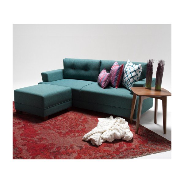 Тюркоазен диван ляв ъгъл Ingrid - Balcab Home-image-2