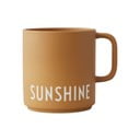 Горчичножълта порцеланова чаша Sunshine - Design Letters