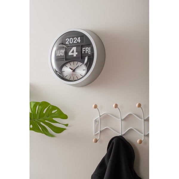 Бяла метална стенна закачалка 61 cm Zig Zag – PT LIVING-image-1