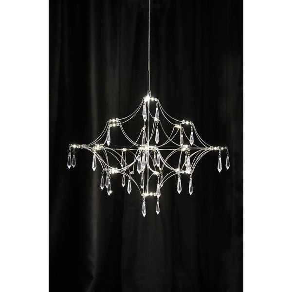 LED висящо осветително тяло в сребрист цвят ø 60 cm Efesos – Markslöjd-image-1