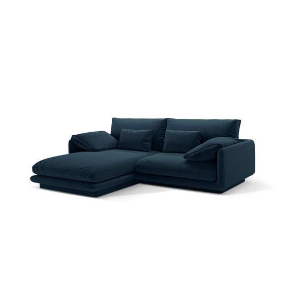 Тъмносин ъглов диван (ляв ъгъл) Torino – Micadoni Home-image-1