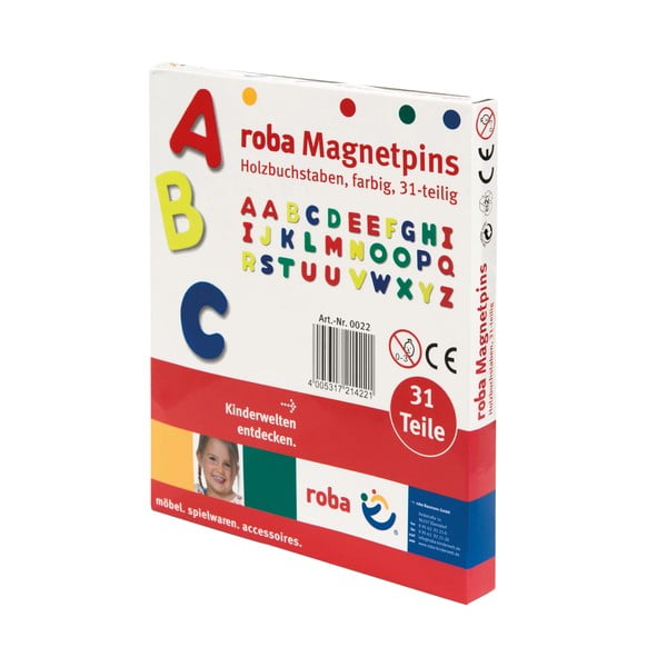 Комплект магнити 31 бр. Alphabet - Roba-image-4