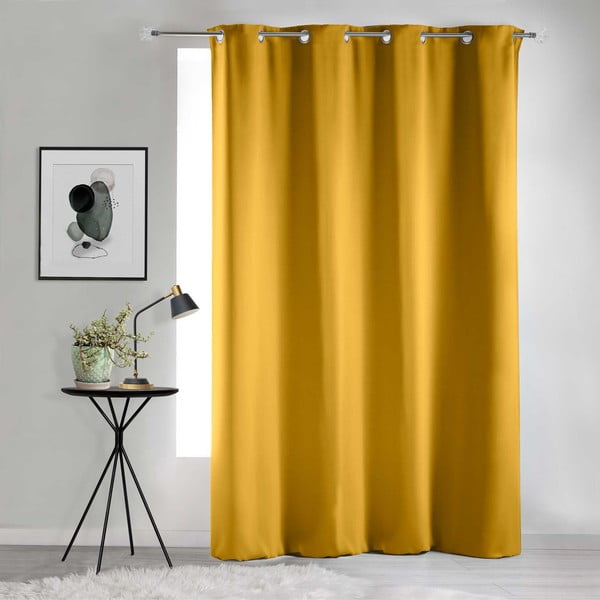Жълта затъмняваща завеса 135x280 cm Occult – douceur d'intérieur-image-3