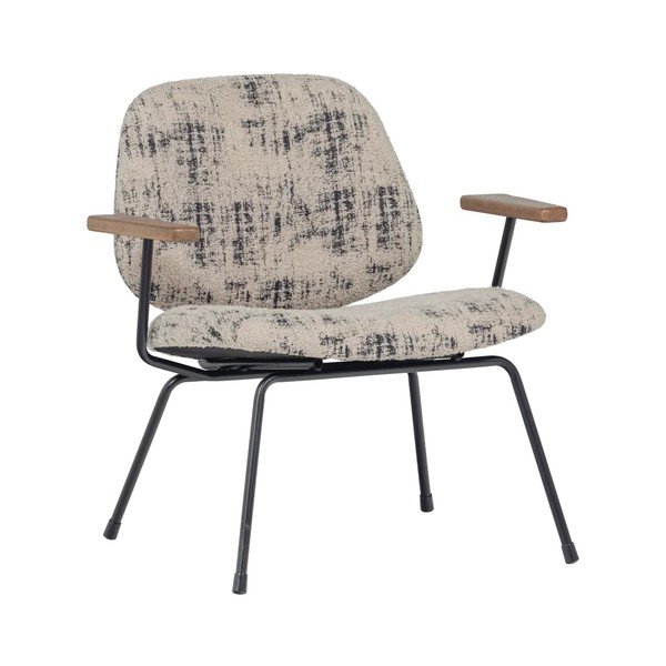 Бежово шенилово кресло Aure – WOOOD