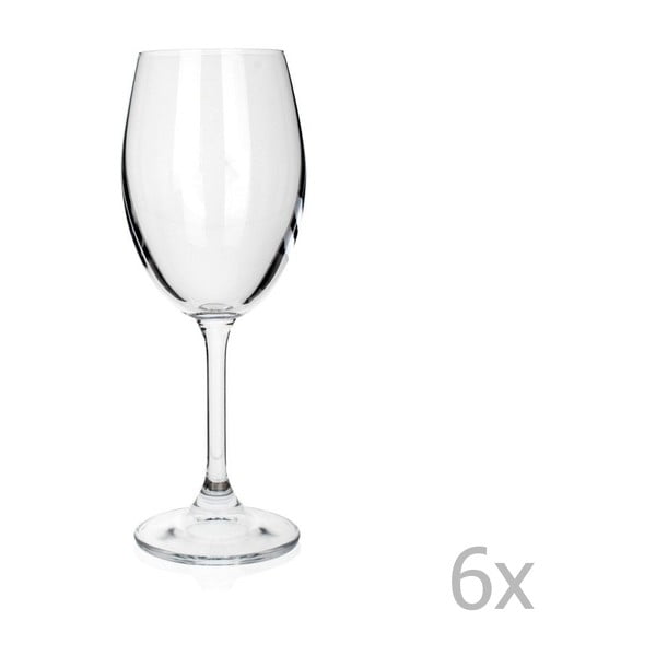 Sada 6 sklenic na bílé víno Banquet Leona