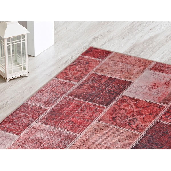 Koberec Patchwork Red, 80x120 cm-image-1