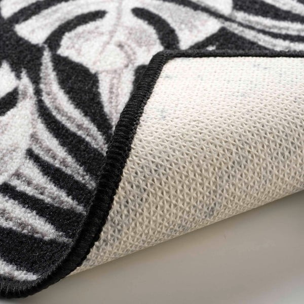 Черен килим подходящ за пране 50x80 cm Amber – douceur d'intérieur-image-3