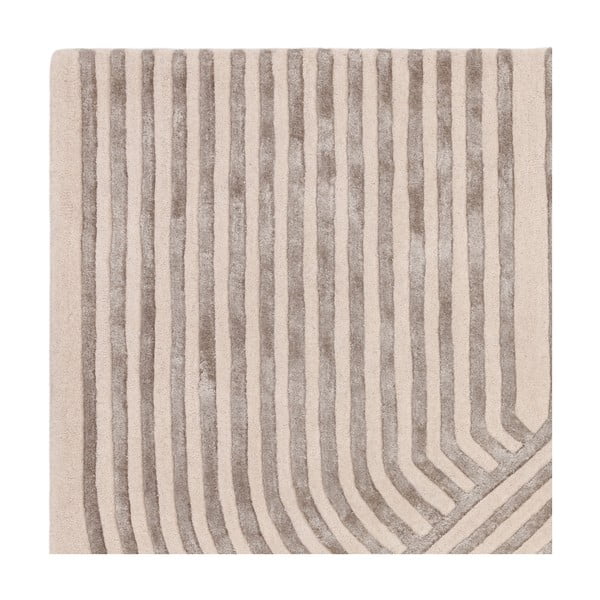 Кремав ръчно изработен килим със смес от вълна 160x230 cm Matrix – Asiatic Carpets-image-4