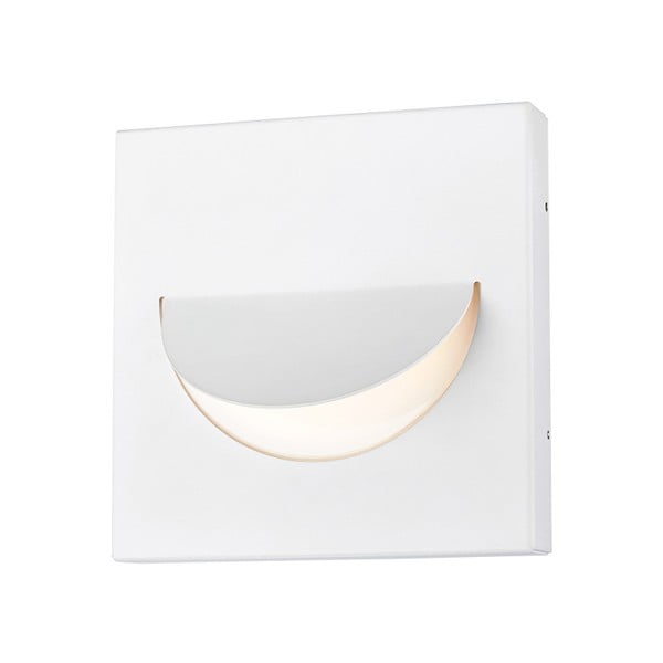 Бяла стенна лампа Smile - Markslöjd