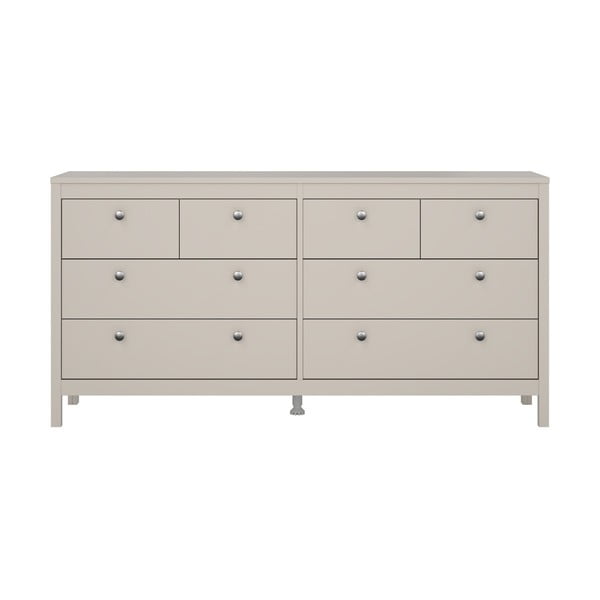 Сиво-бежов скрин 159x80x38 cm Madrid – Tvilum-image-2