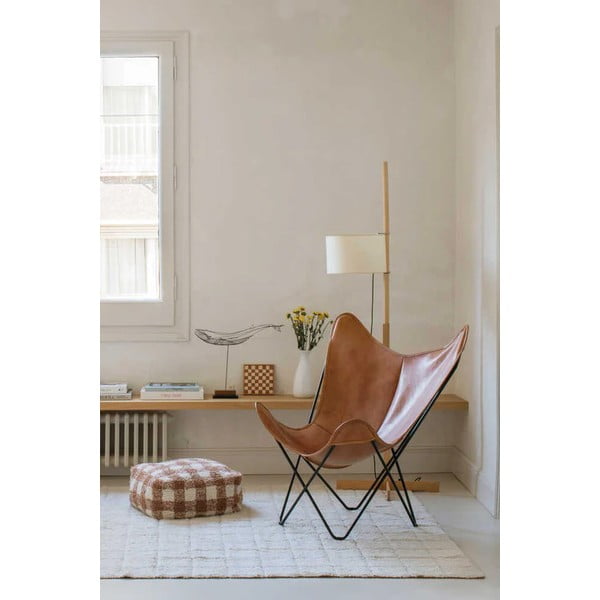 Кремав ръчно изработен памучен килим подходящ за пране 200x300 cm Mosaic – Lorena Canals-image-1