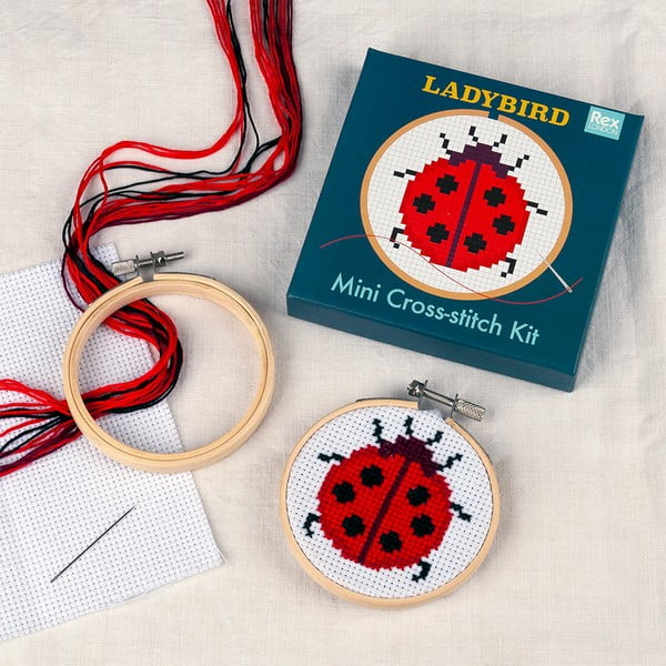Творчески комплект Cross-stitch Kit Ladybird – Rex London-image-1