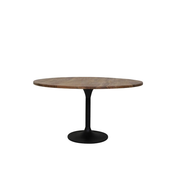 Кръгла трапезна маса с акациев плот в естествен цвят ø 120 cm Biboca – Light & Living