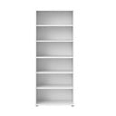 Бял модулен шкаф за книги 89x222 cm Prima - Tvilum